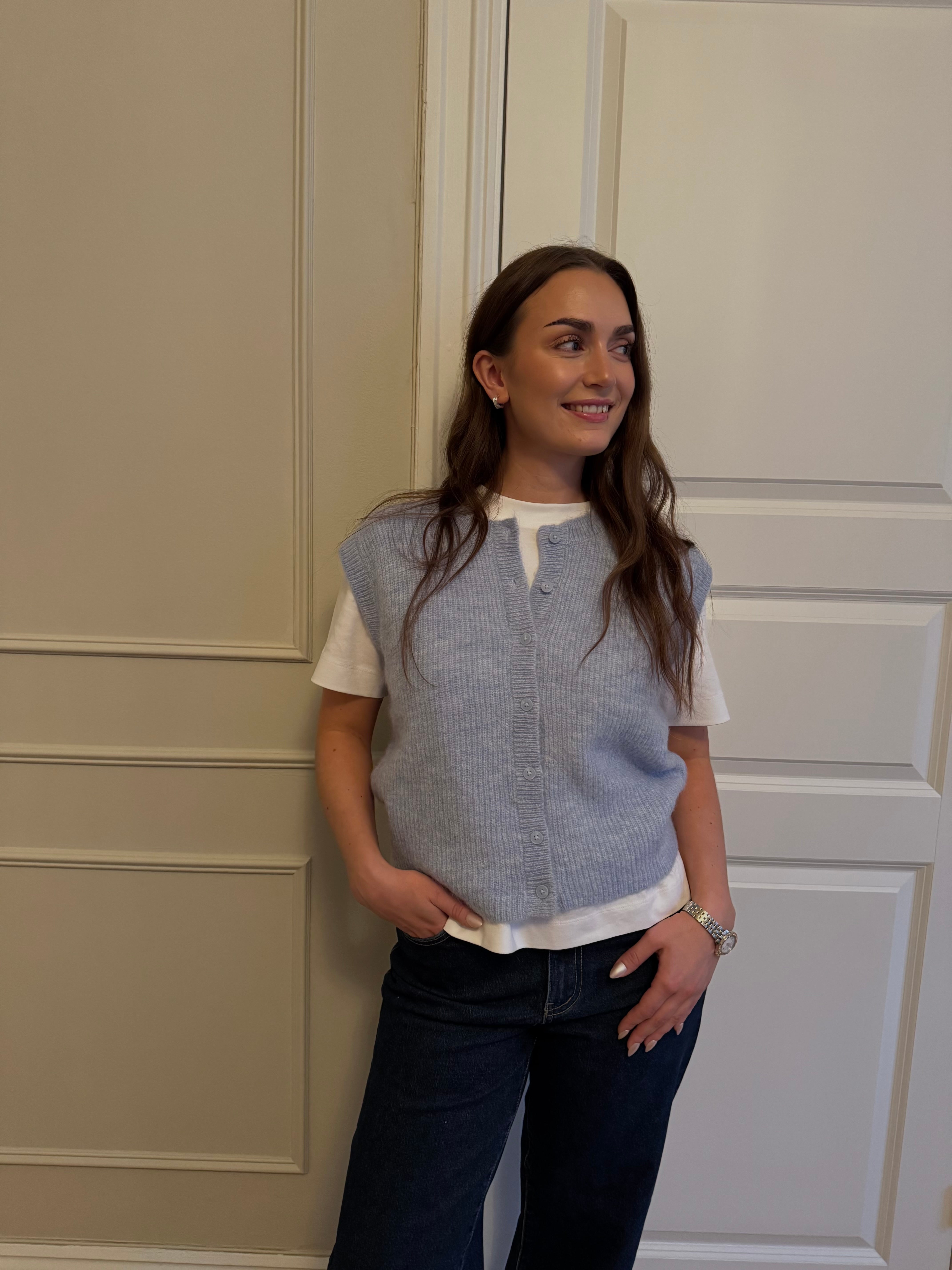 SLFLULU Pullover - Cashmere Blue